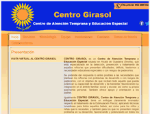 Tablet Screenshot of centrogirasol.com